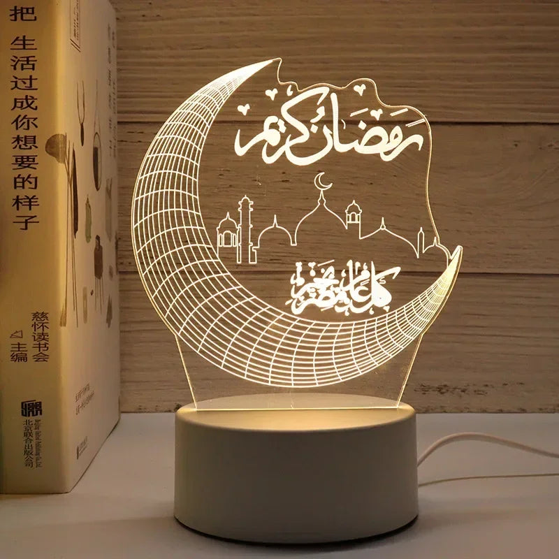 Ramadan & Eid Acrylic LED Night Light