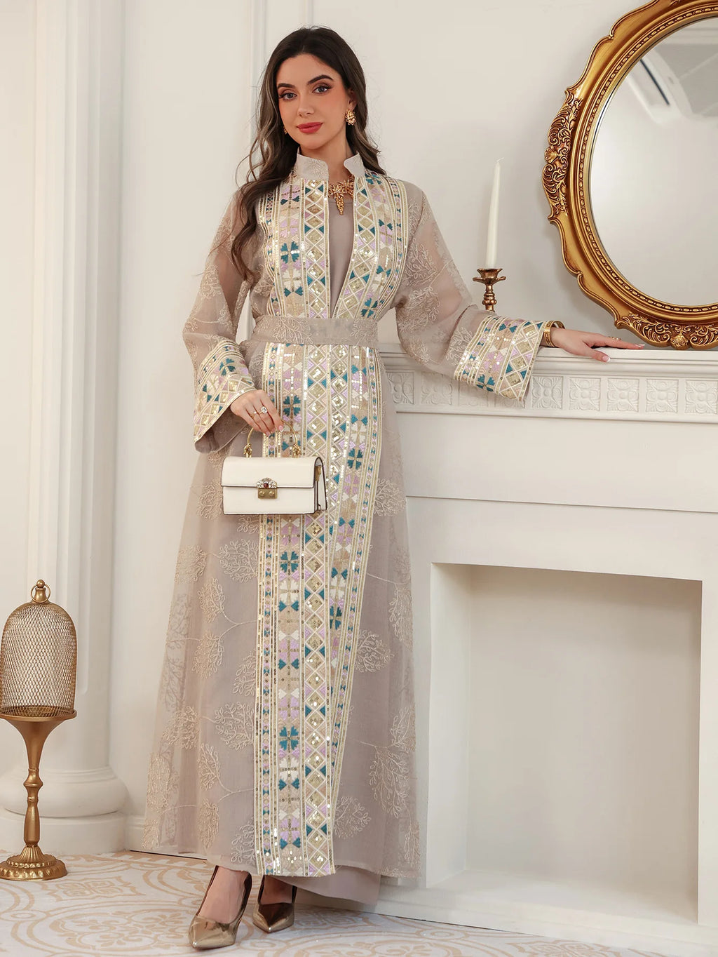 Women's Two-Piece Occasion Abaya Set