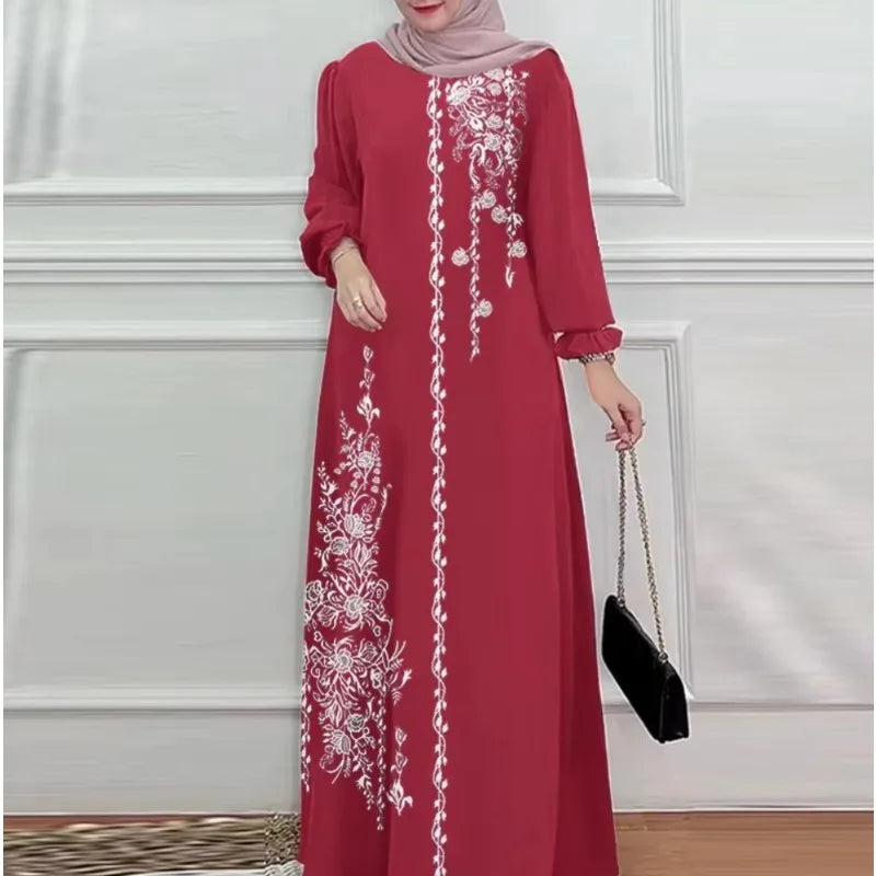 Women's Printed Occasion Abaya