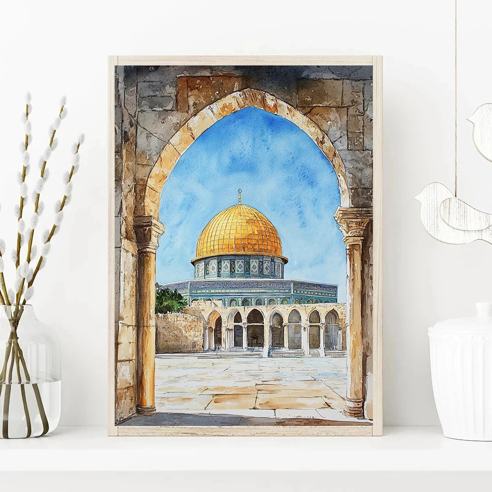 Mosque Canvas Wall Art – Unframed