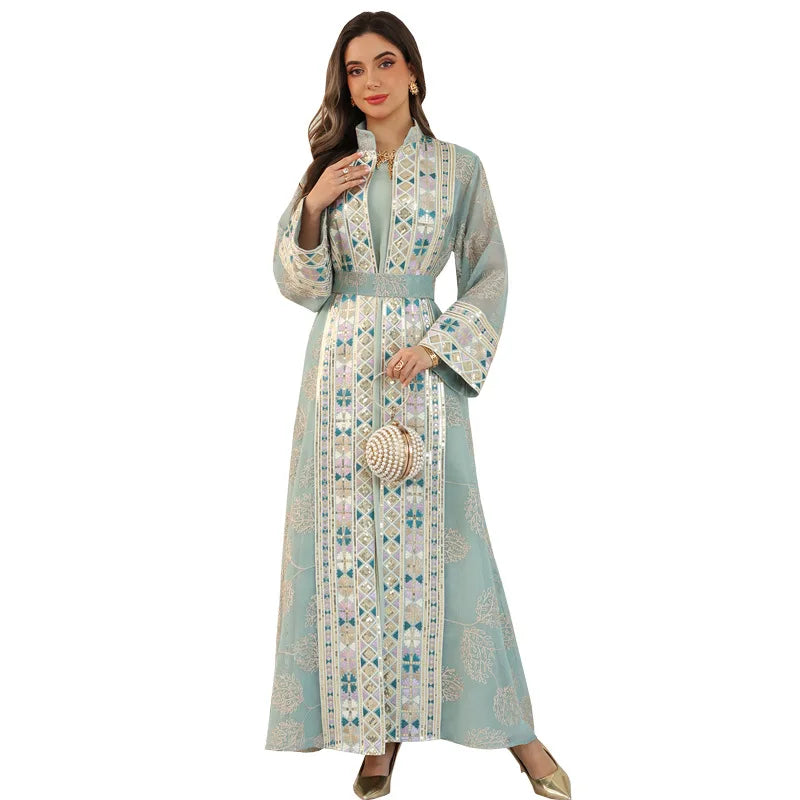 Women's Two-Piece Occasion Abaya Set