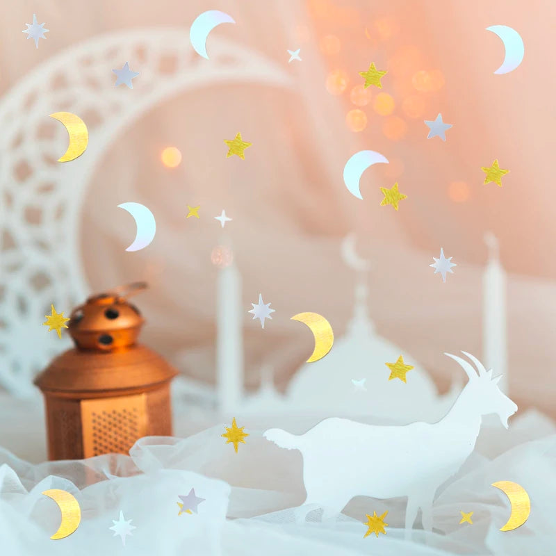 Crescent & Star Glitter Confetti