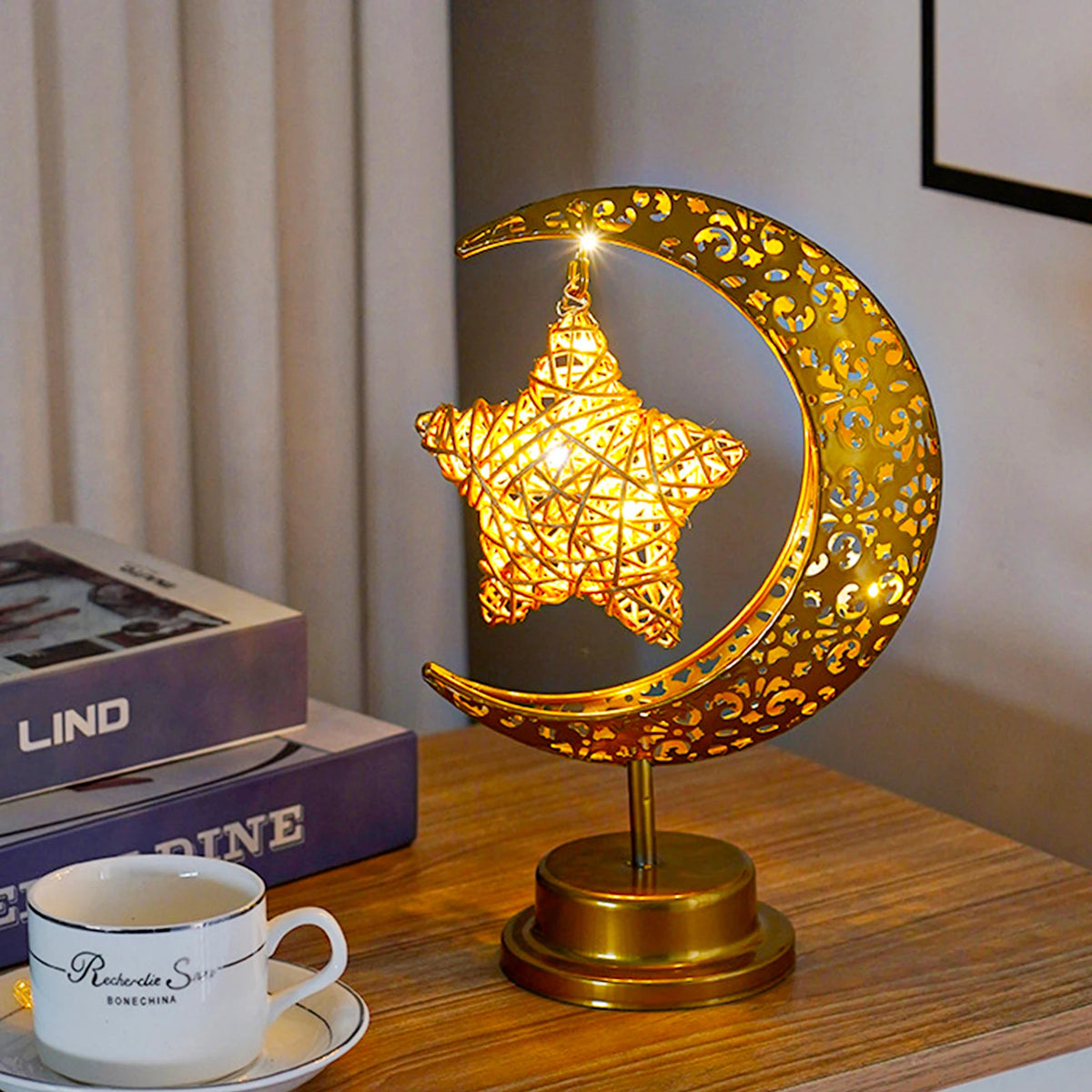 Ramadan Crescent Decorative Desk Lamp