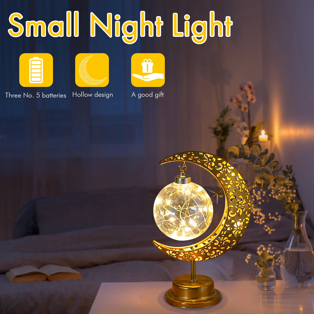 Ramadan Crescent Decorative Desk Lamp