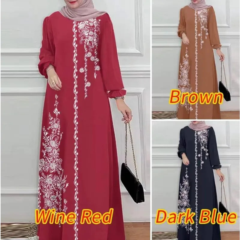 Women's Printed Occasion Abaya