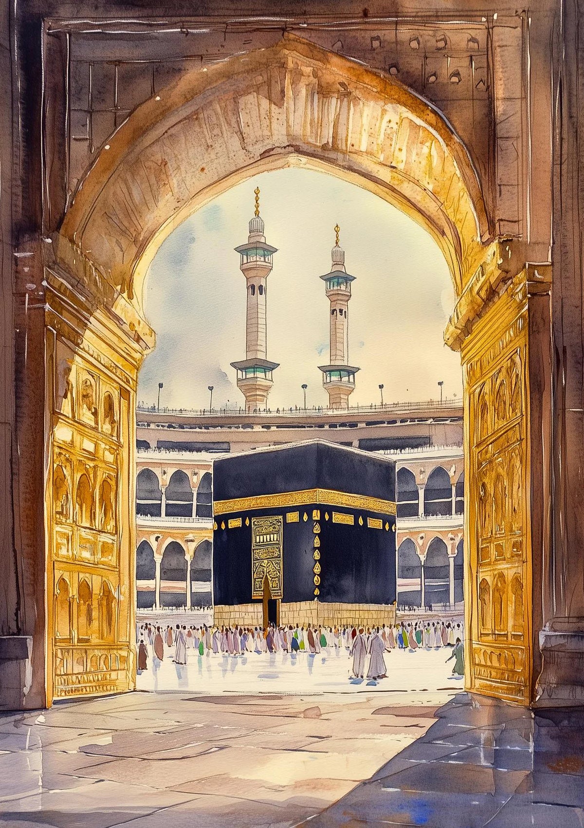 Mosque Canvas Wall Art – Unframed