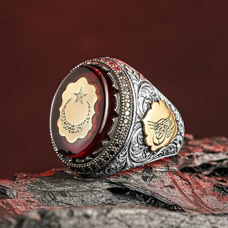 Men's Decorative Statement Ring