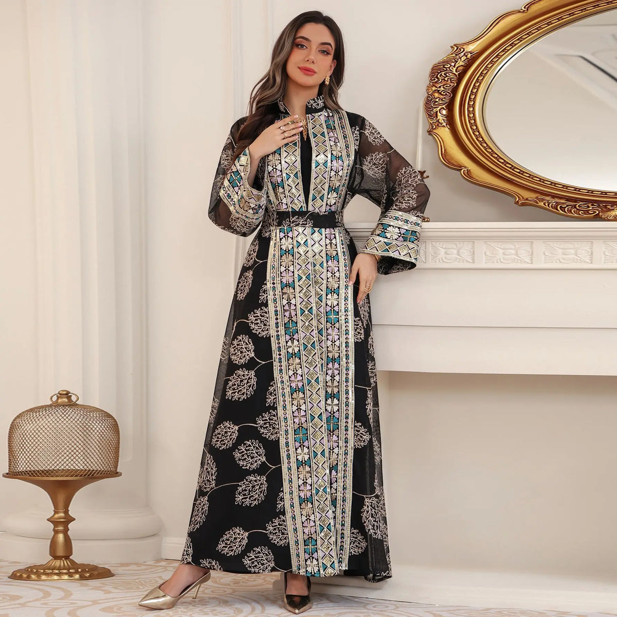 Women's Two-Piece Occasion Abaya Set