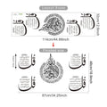 Four Quls Islamic Calligraphy Wall Decal