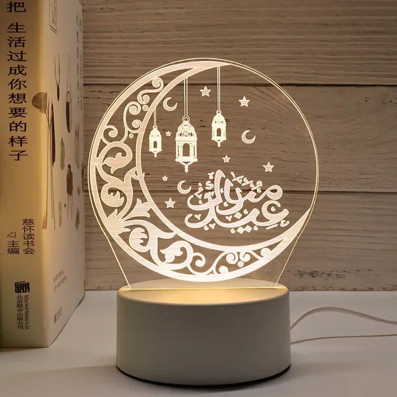 Ramadan & Eid Acrylic LED Night Light