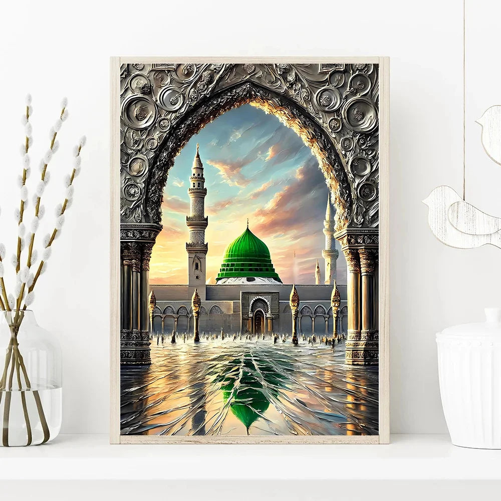Mosque Canvas Wall Art – Unframed