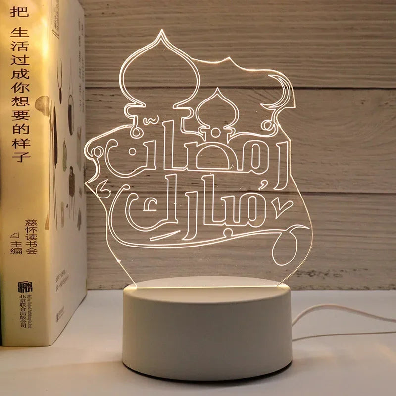 Ramadan & Eid Acrylic LED Night Light