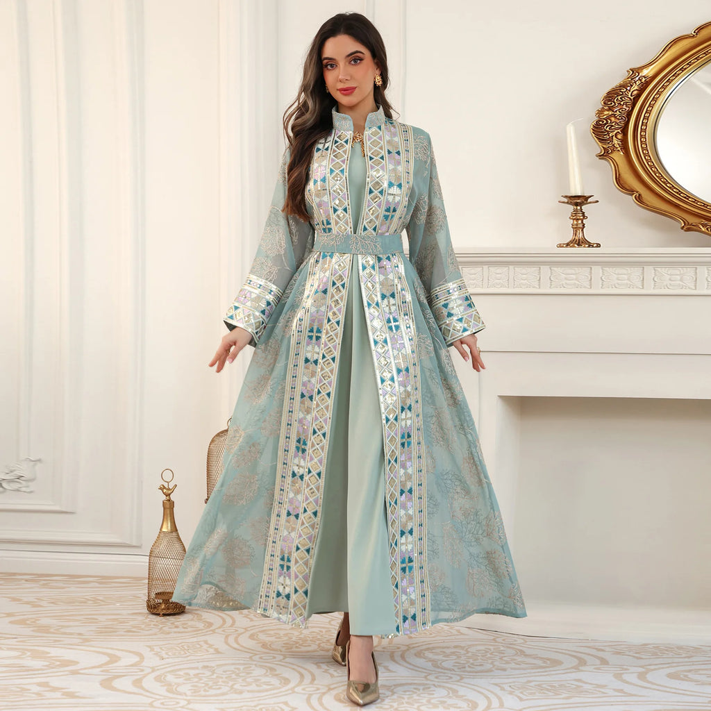 Women's Two-Piece Occasion Abaya Set