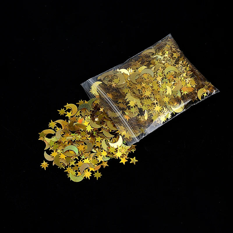 Crescent & Star Glitter Confetti