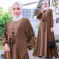 Women's Long-Sleeve Layered Abaya