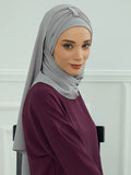 Hijab with Integrated Undercap