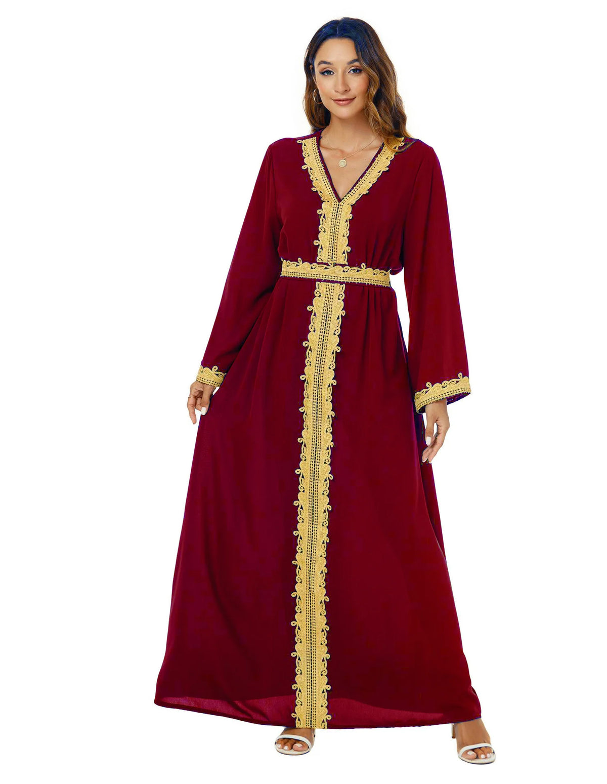 Women's Belted Occasion Abaya