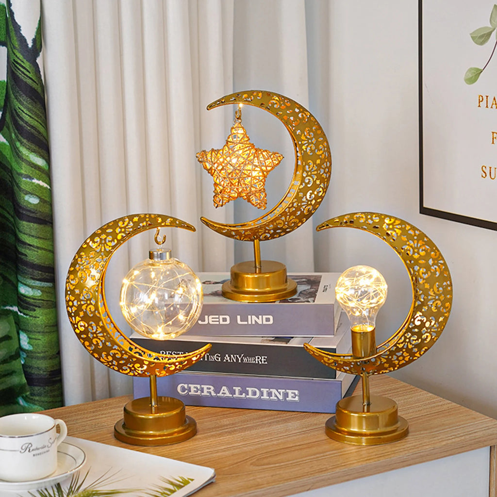 Ramadan Crescent Decorative Desk Lamp