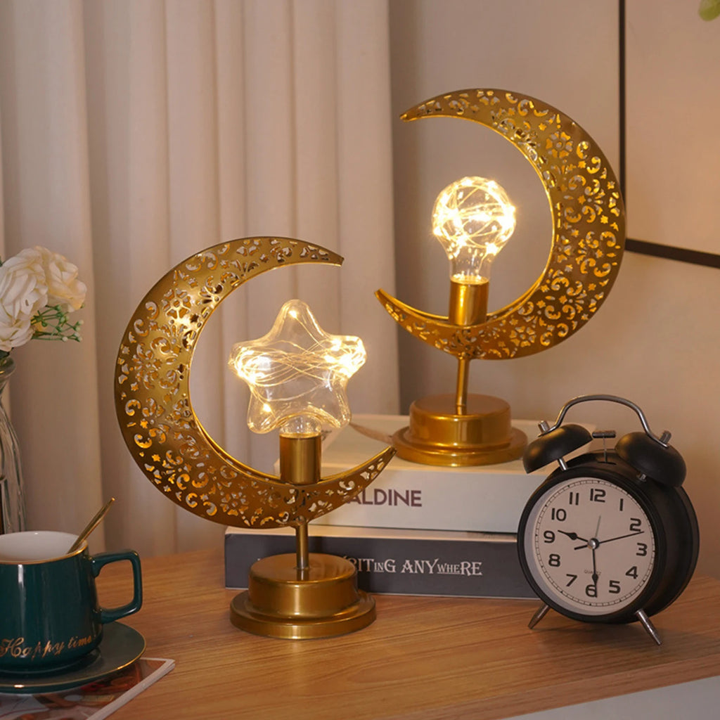 Ramadan Crescent Decorative Desk Lamp