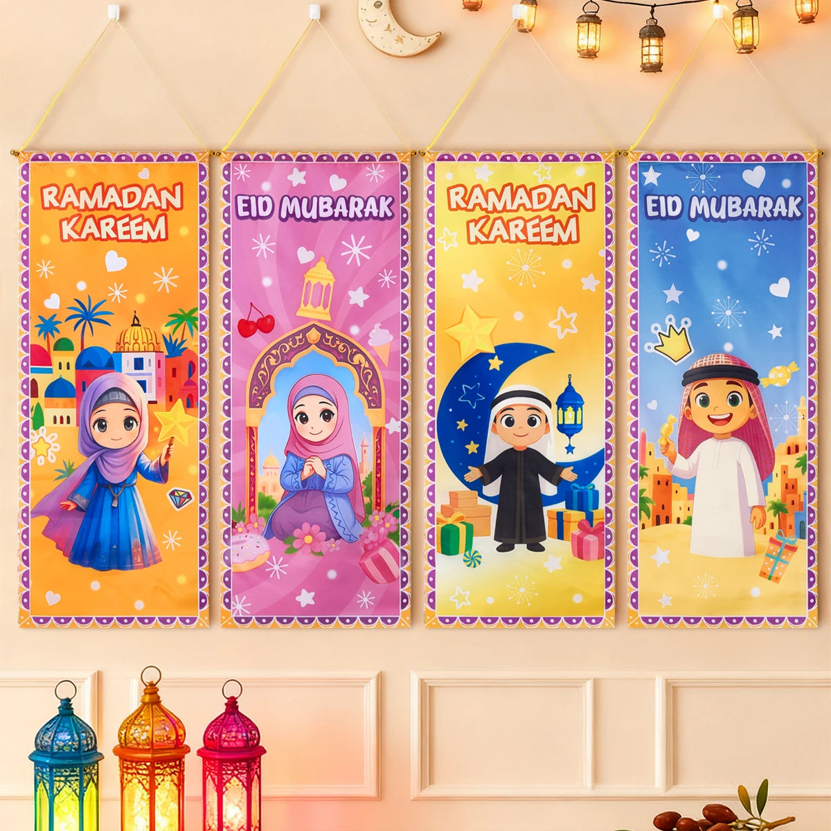 Ramadan & Eid Hanging Banners
