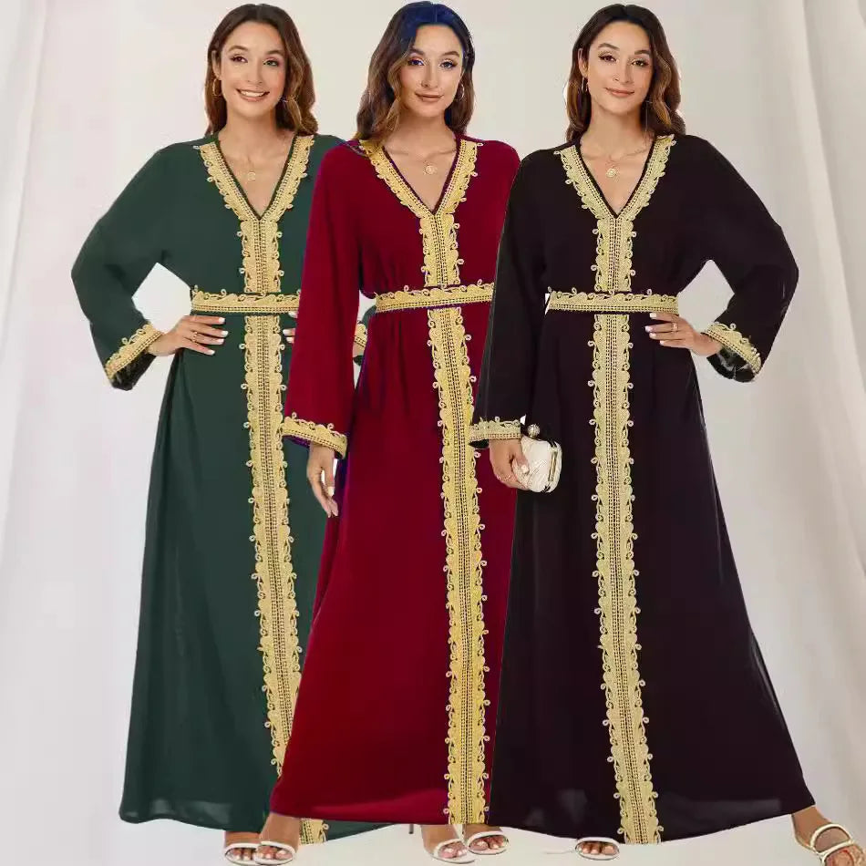Women's Belted Occasion Abaya