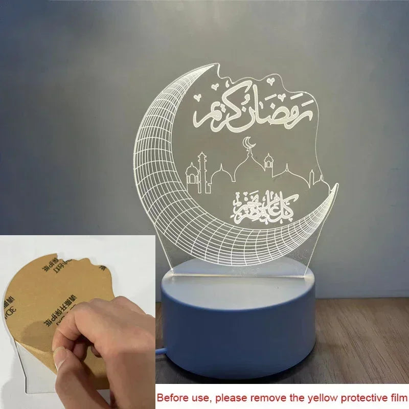 Ramadan & Eid Acrylic LED Night Light