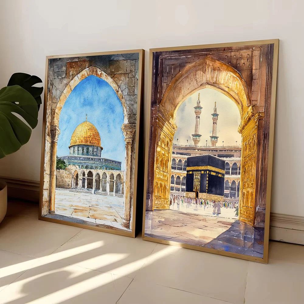 Mosque Canvas Wall Art – Unframed