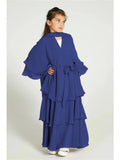Girls' Tiered Abaya Dress
