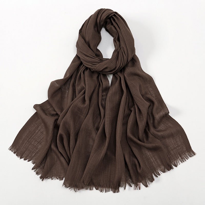 Bamboo Cotton Hijab Scarf(MH208)