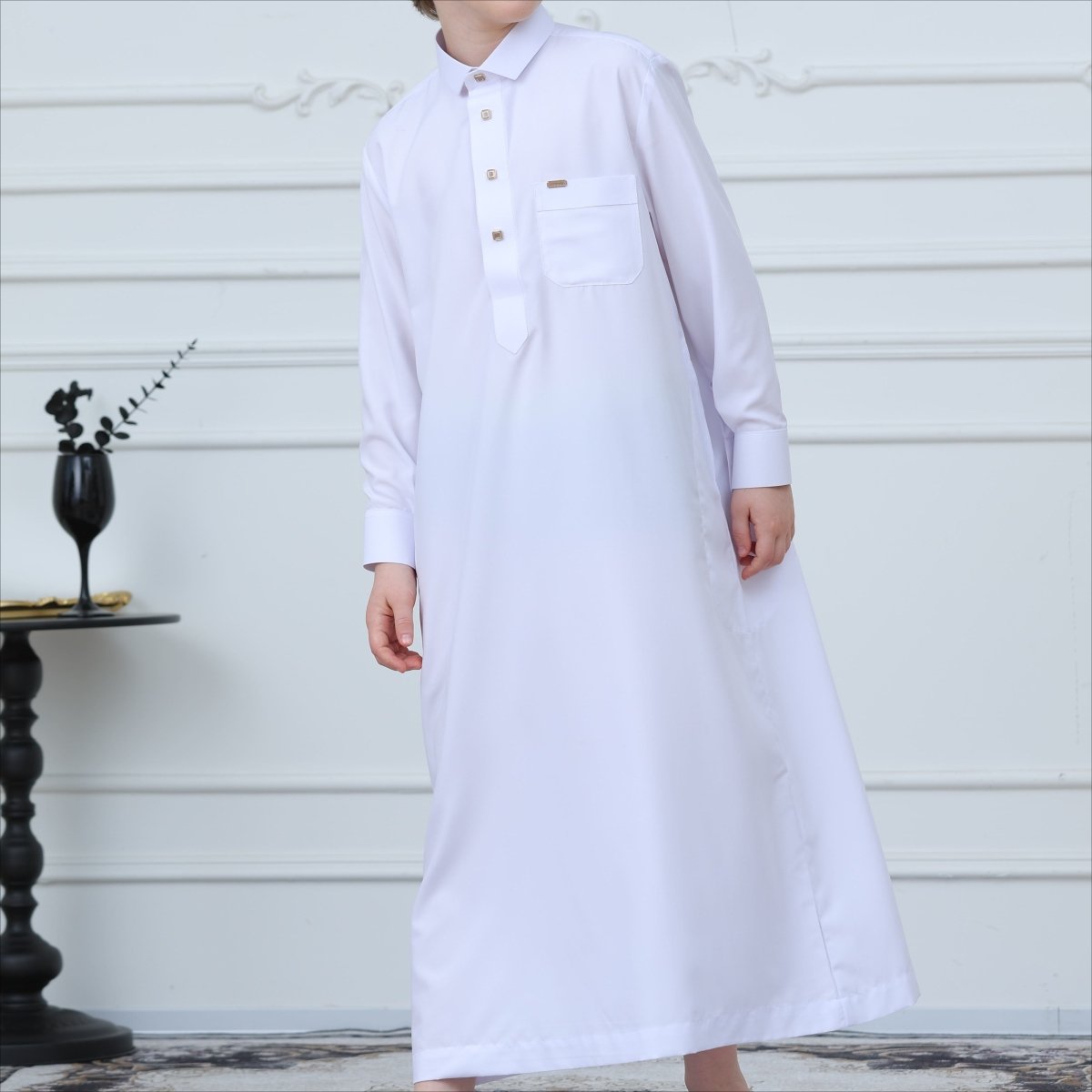 Boys Button-Front Thobe(MKB011)
