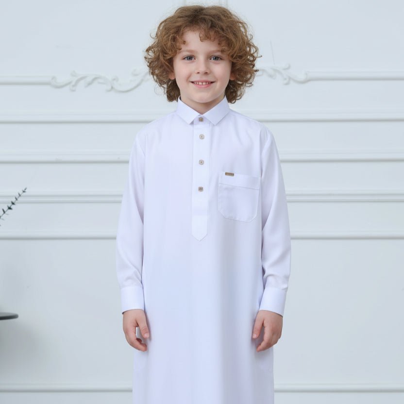 Boys Button-Front Thobe(MKB011)