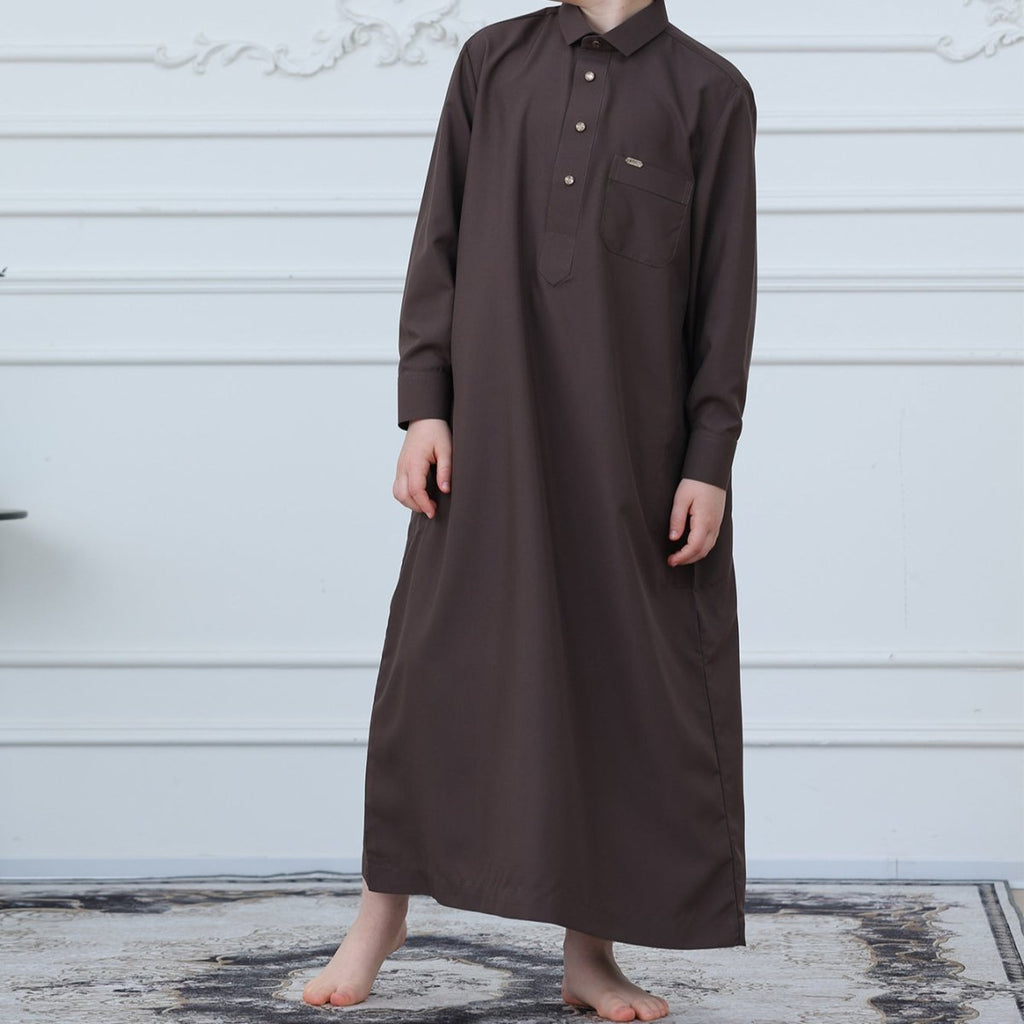Boys Button-Front Thobe(MKB011)