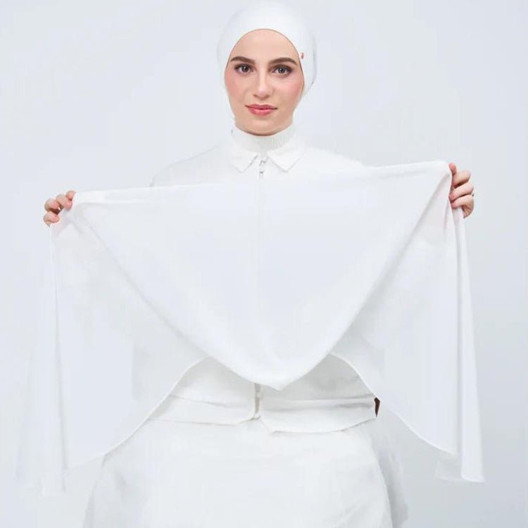 Chiffon Instant Hijab with Magnetic Closure(MH202)