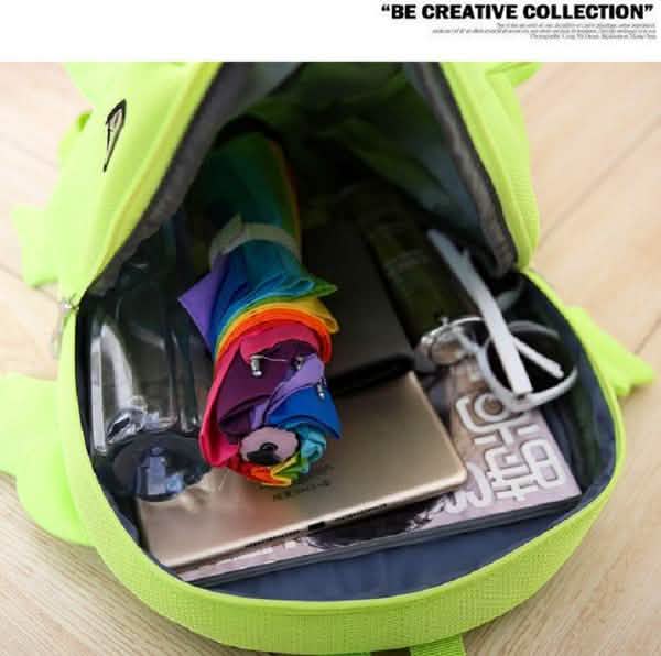 Creative Chameleon Cartoon Backpack