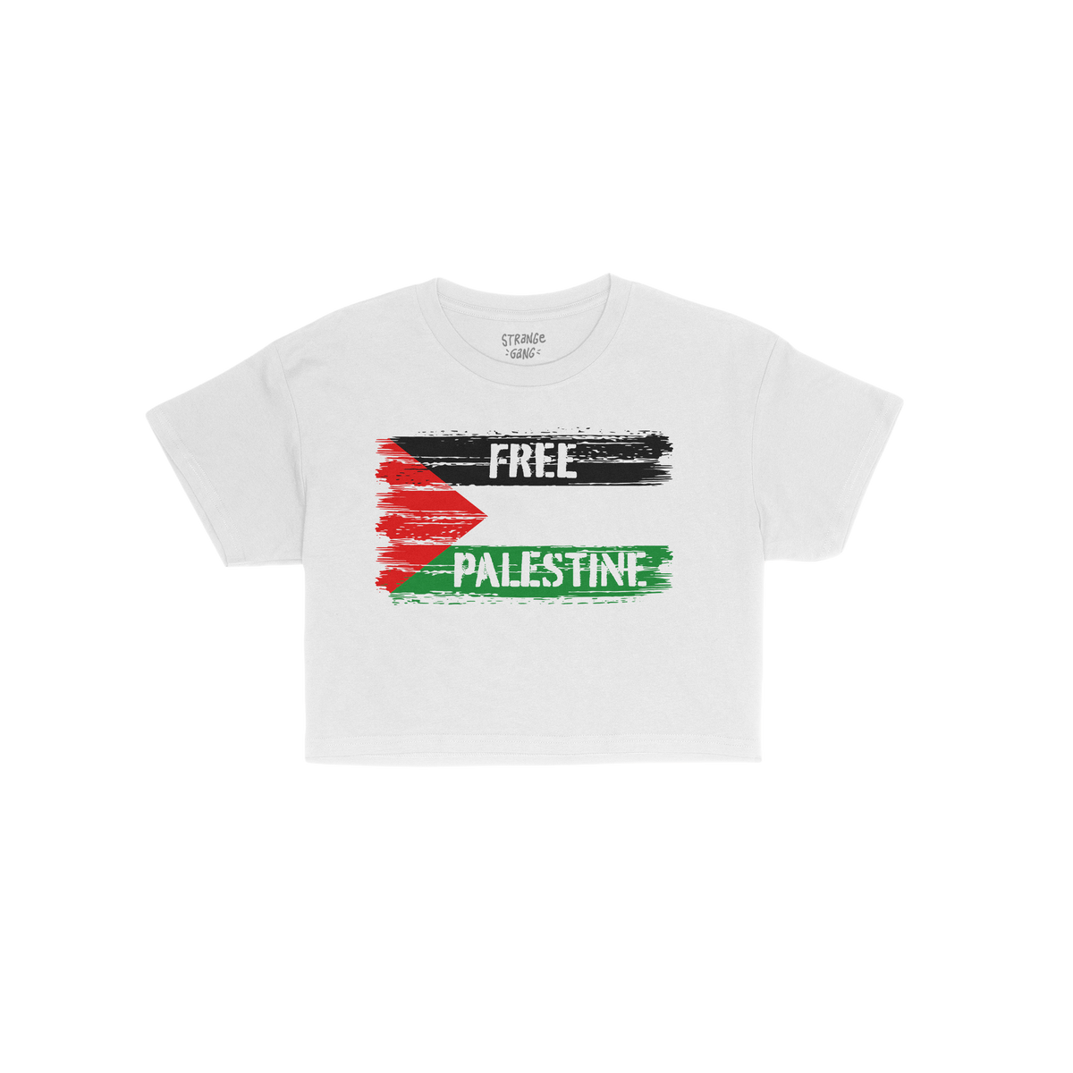 Free Palestine Crop Top