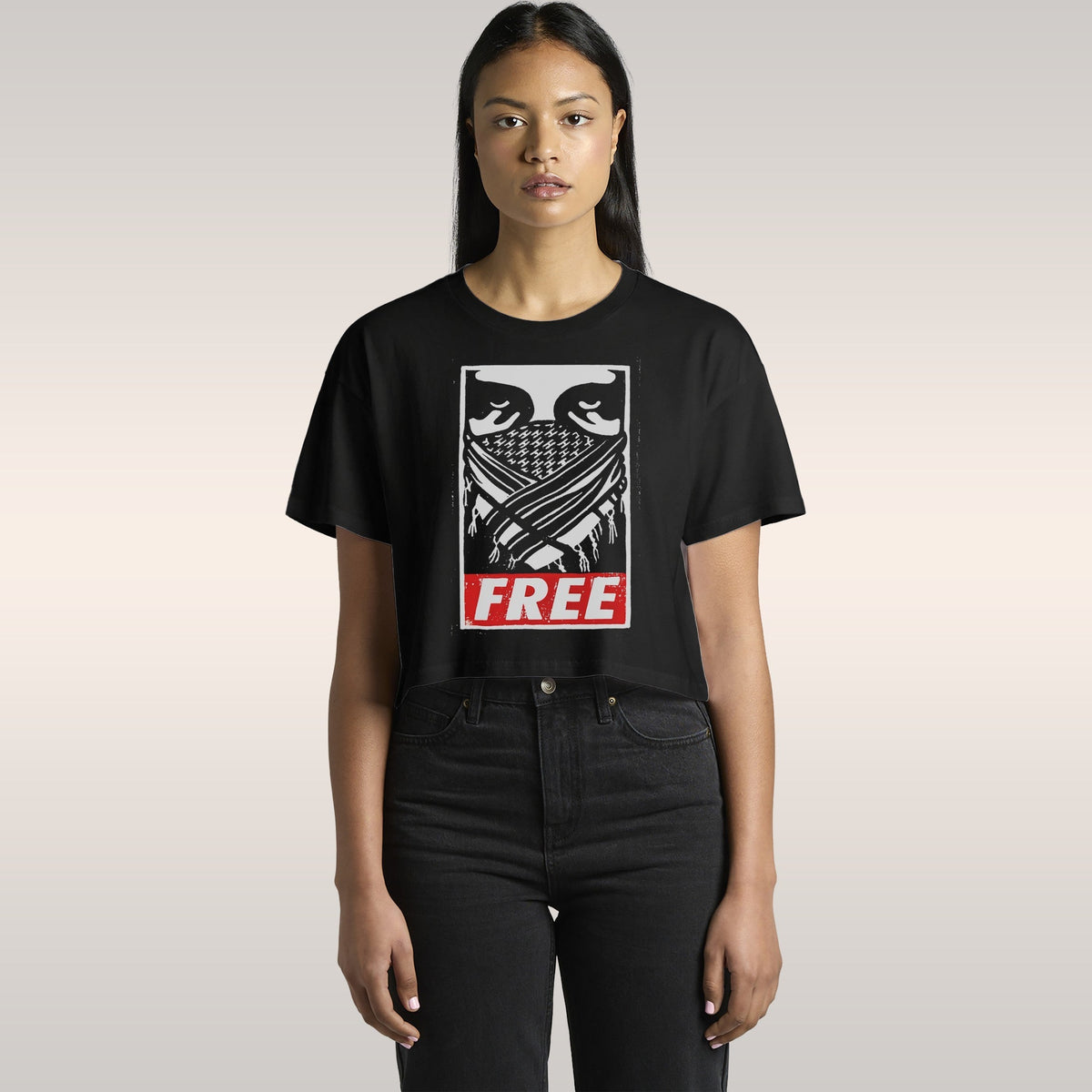 Free Palestine JULZ Crop Top