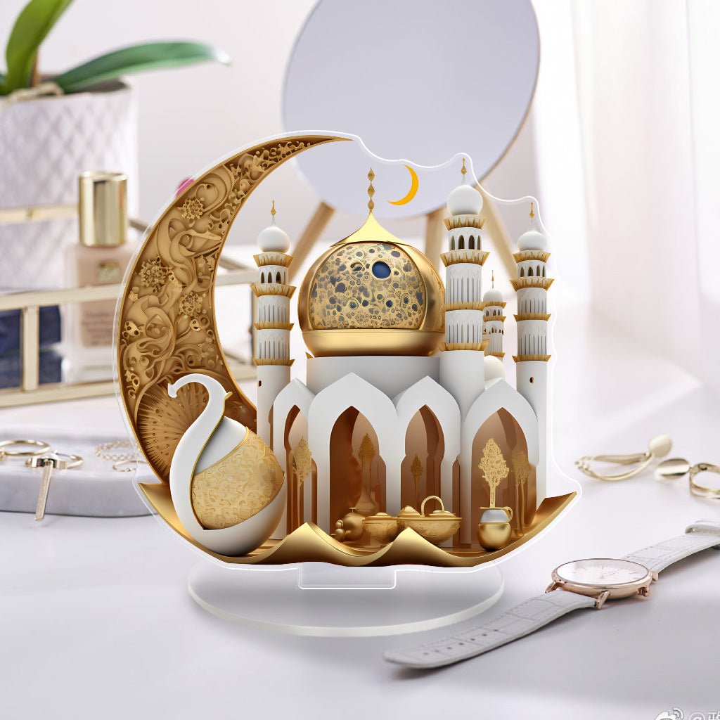 Islamic Style Mosque Acrylic Tabletop Decor (MAC386)