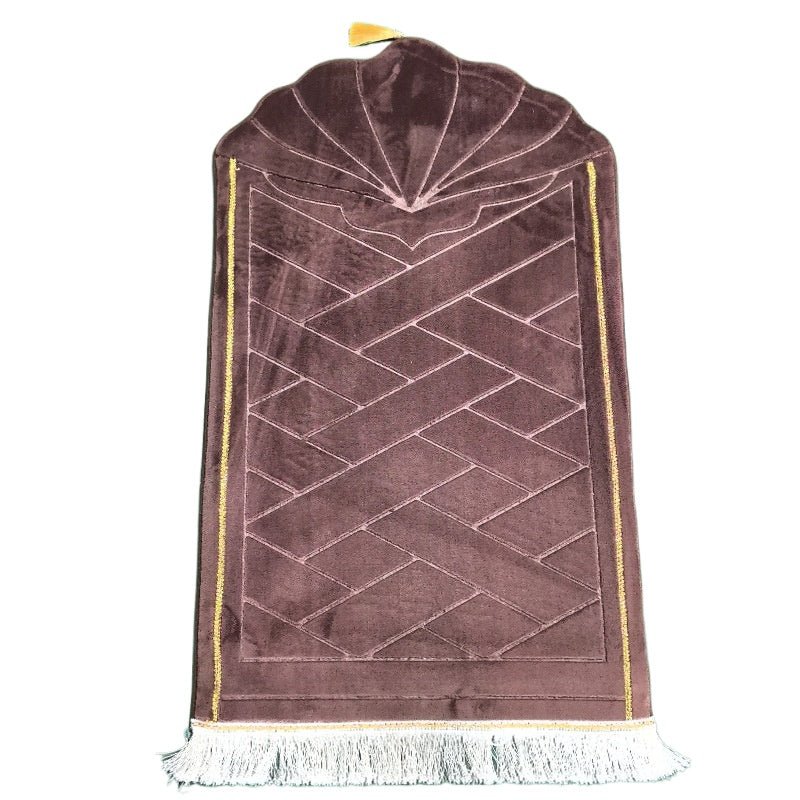 MR053 Thickened Embossed Flannel Prayer Mat