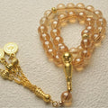 MR063 Solid Color Glass 33 Muslim Tasibeeh