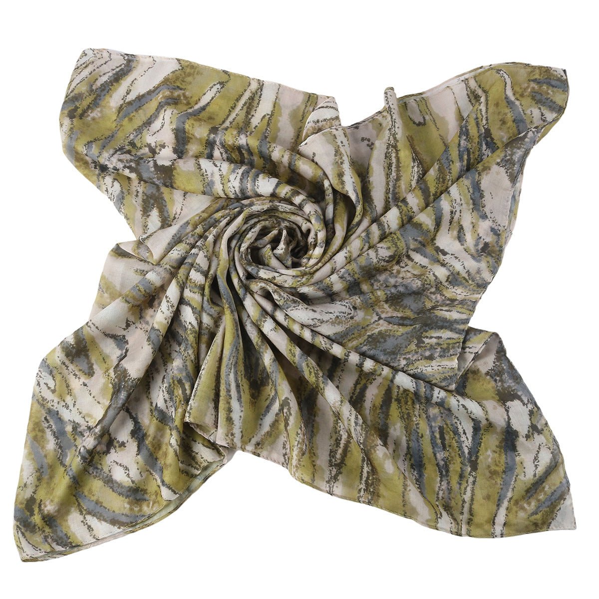 Printed Cotton Hijab Scarf | Soft Breathable Long Headscarf(MH201)