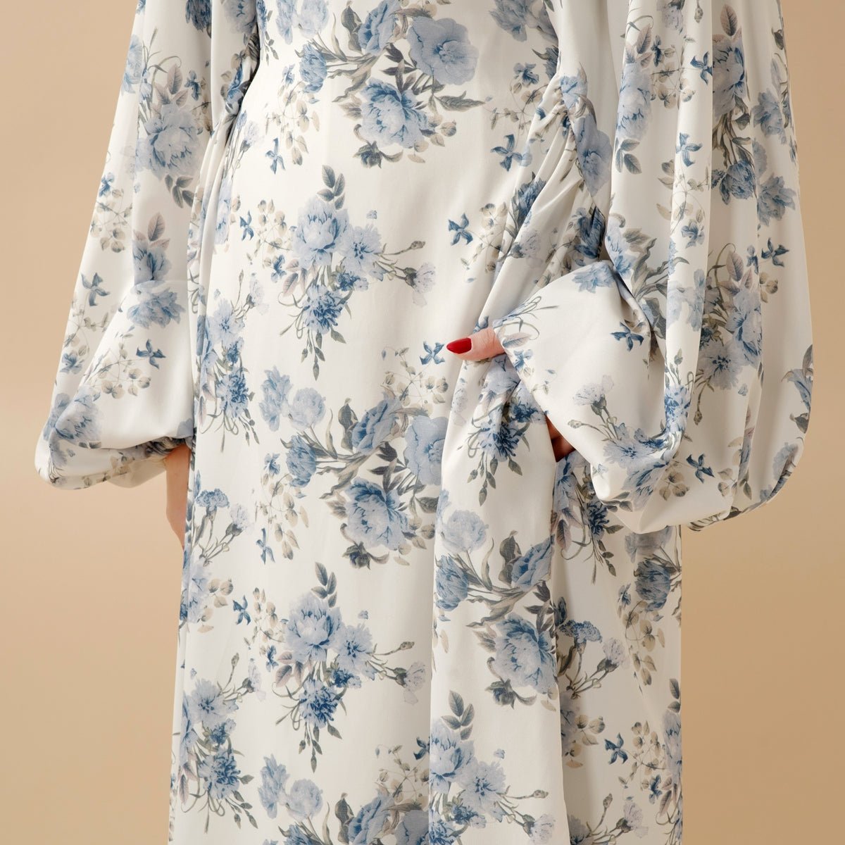 Printed Reversible Abaya (MA082)