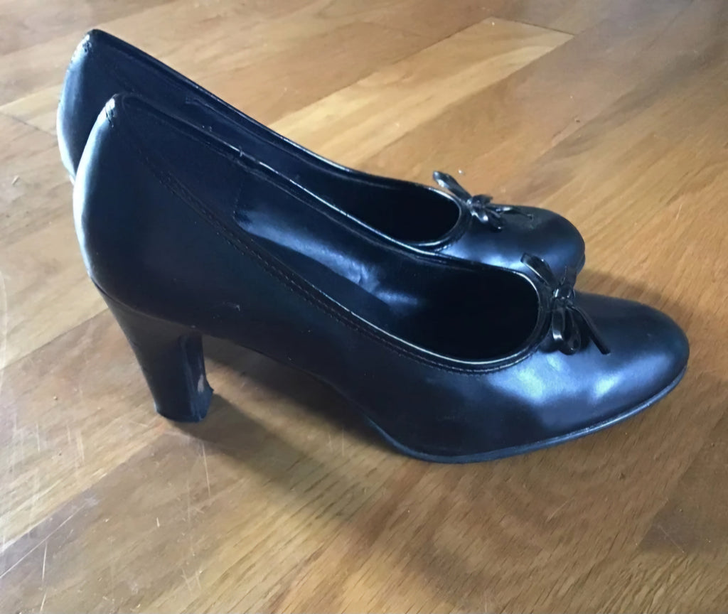 Women's Navy  Pumps high heel shoes 5.5