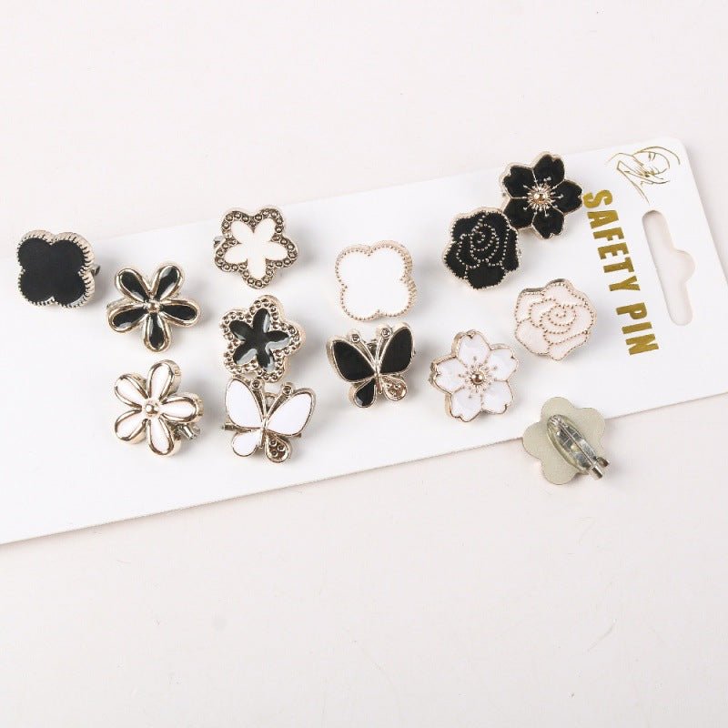 Vintage Enamel Brooch Pin Set(MAC366)