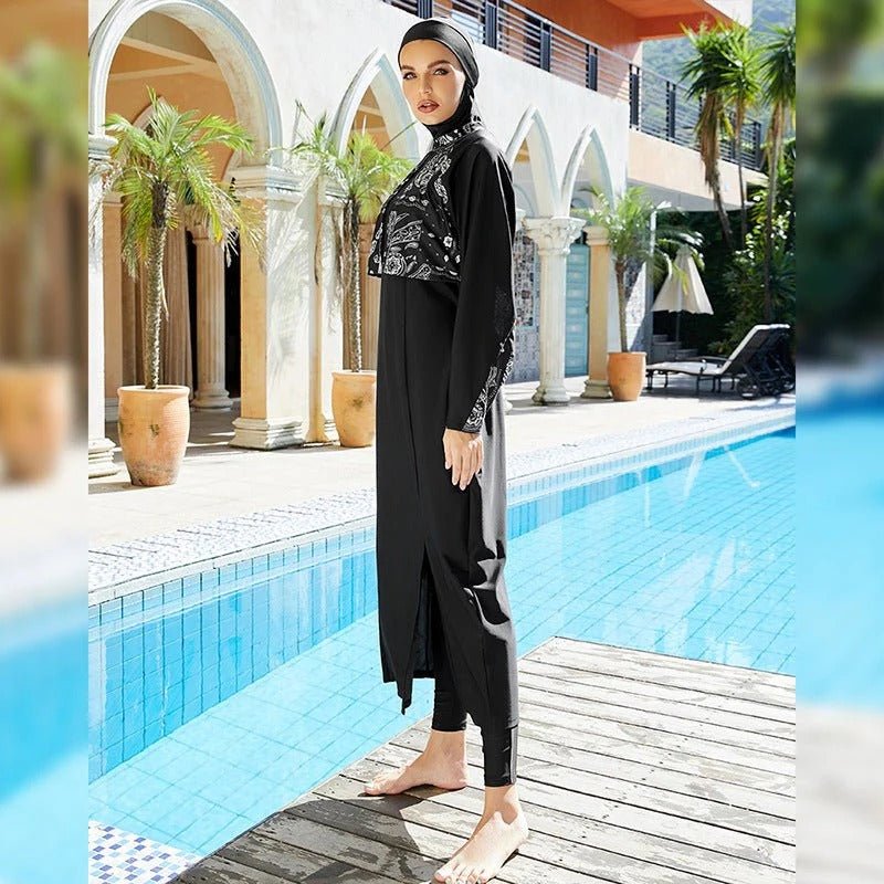Modest Swimwear Full Coverage, Modest Swimwear Hijab (MB019)
